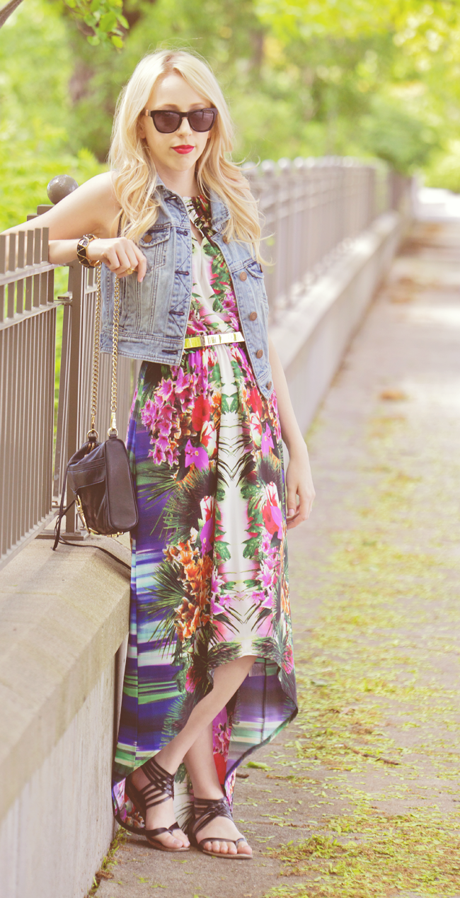 london times tropical high-low dress savvy summer