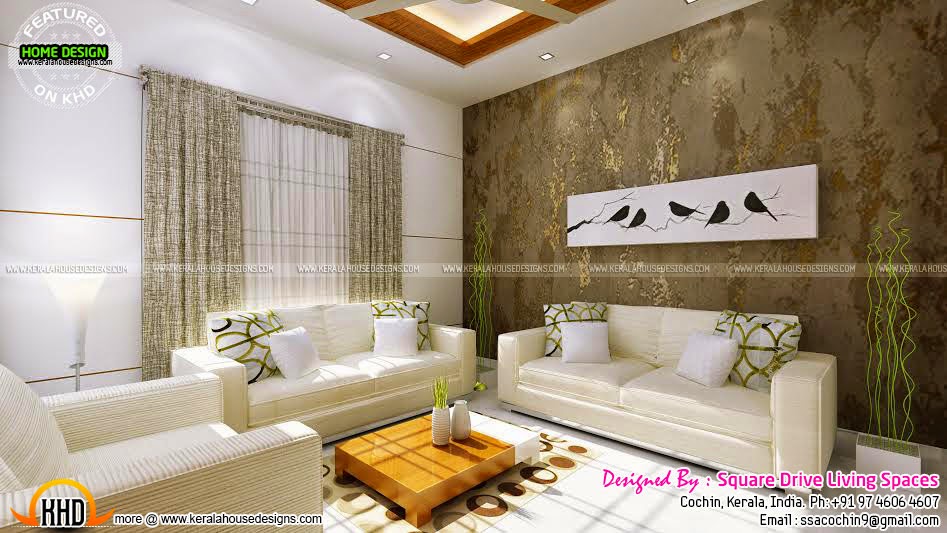 Interior designs by Square Drive Living Spaces, Cochin Kerala home