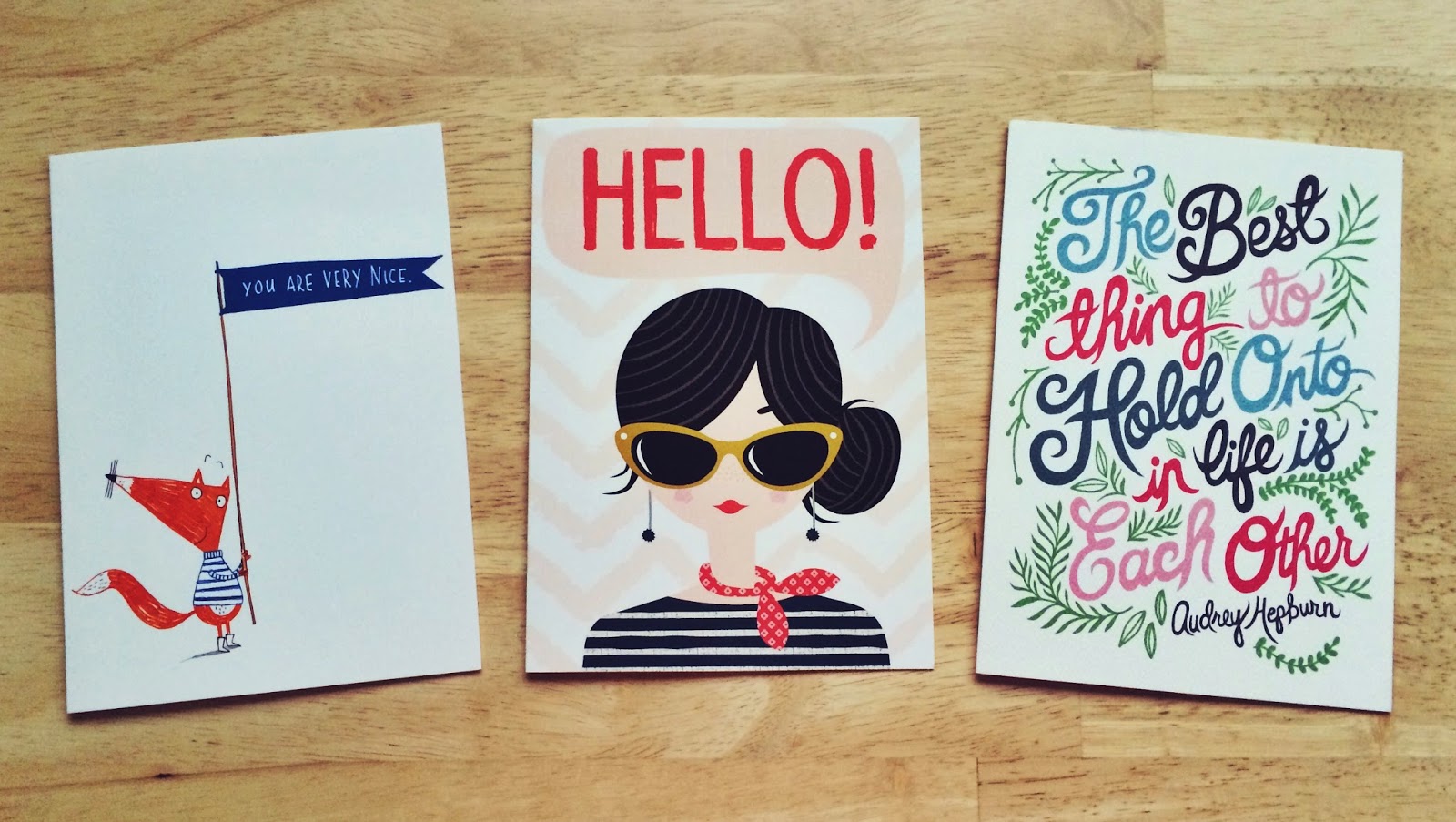 Kelsey Trader Joe's greeting cards