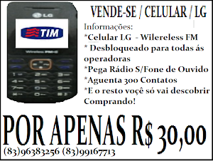 Vende-Se / Celular LG / Por apenas R$ 30,,00