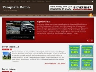 Touch Rivers Blogger Template