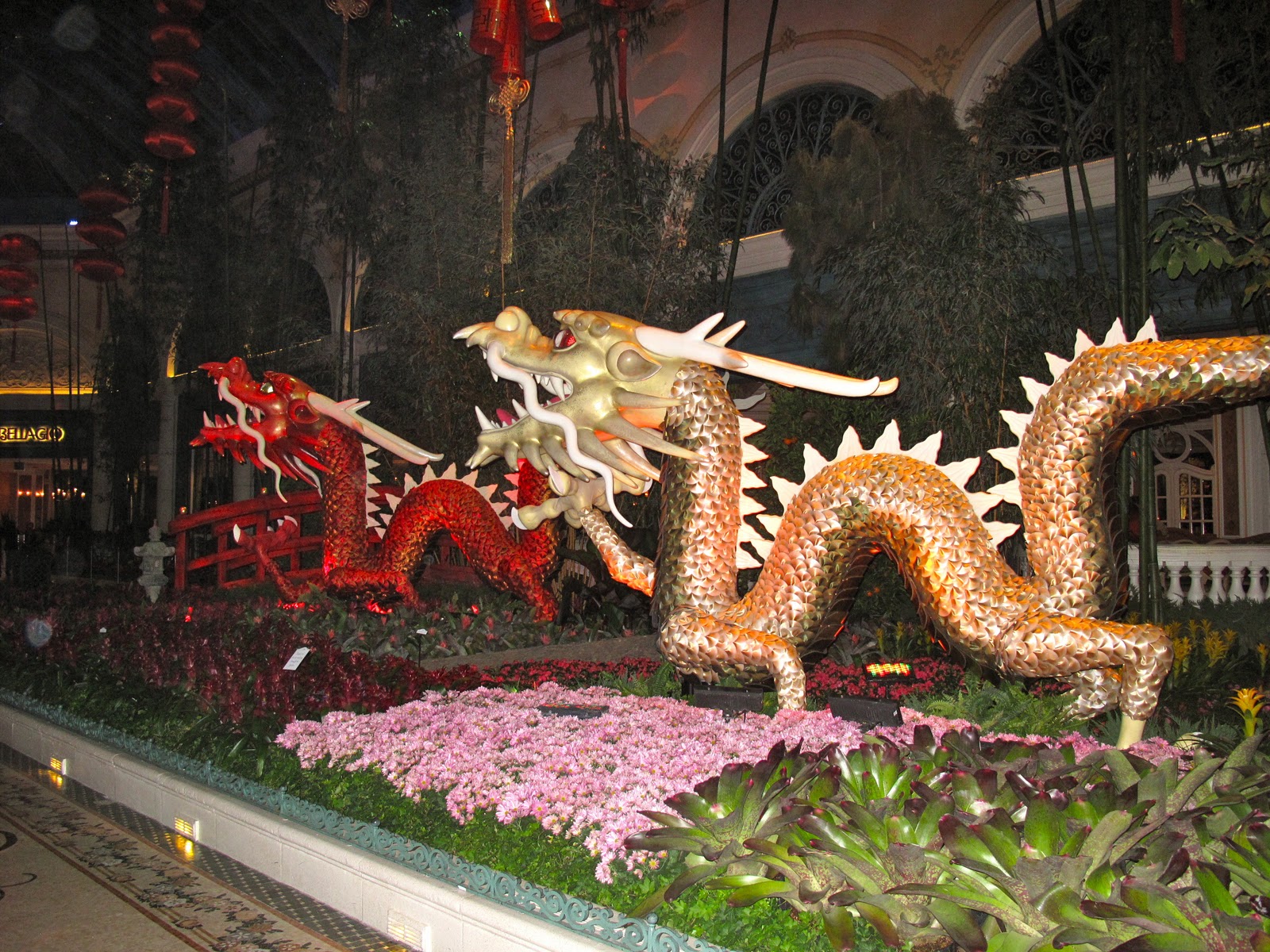 LAS VEGAS DAZE Bellagio Chinese Year of the Dragon Conservatory