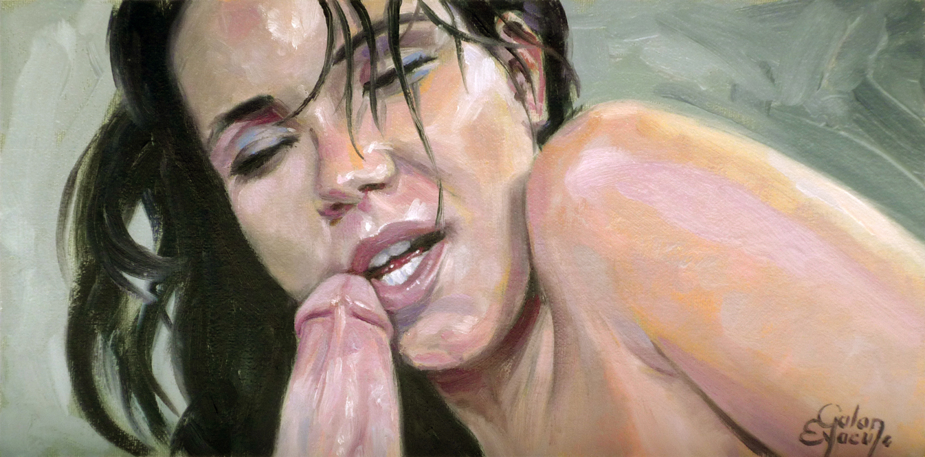 Wife painting porn