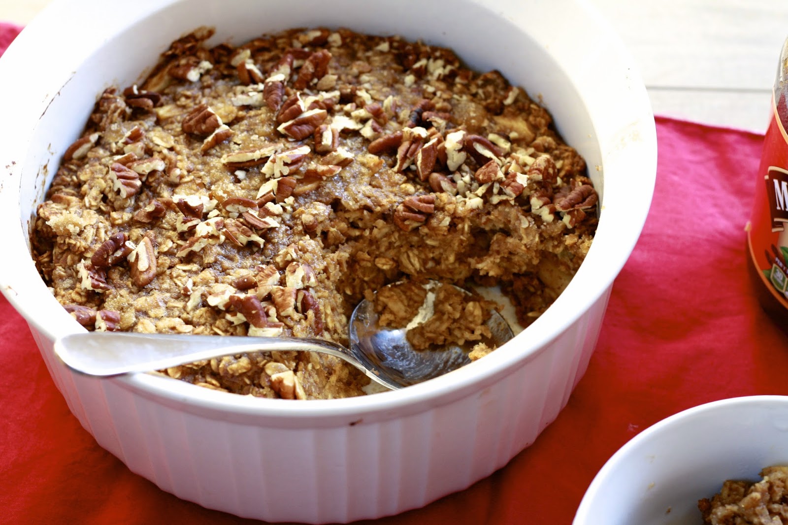 Apple Butter Baked Oatmeal