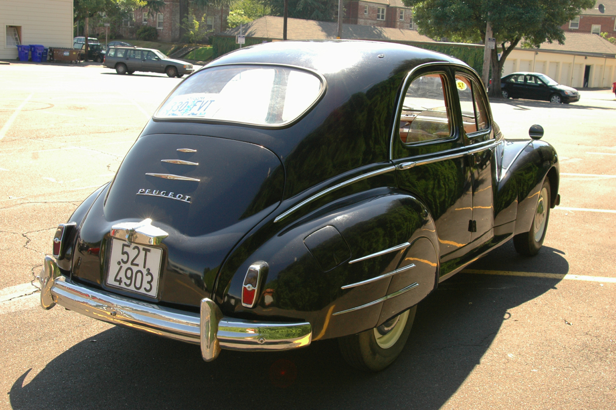 1953 Peugeot 203A sedan.