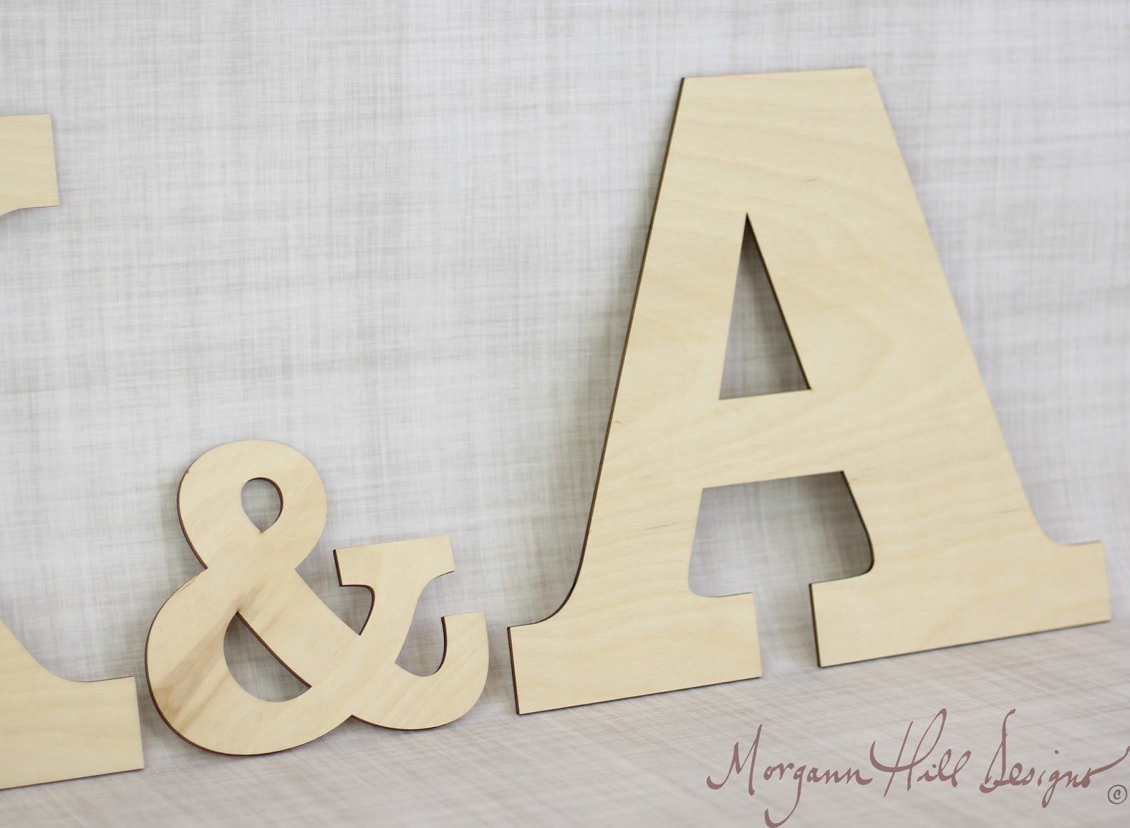 Hill Designs DIY Unfinished Wood Letters HUGE Rustic Wedding
