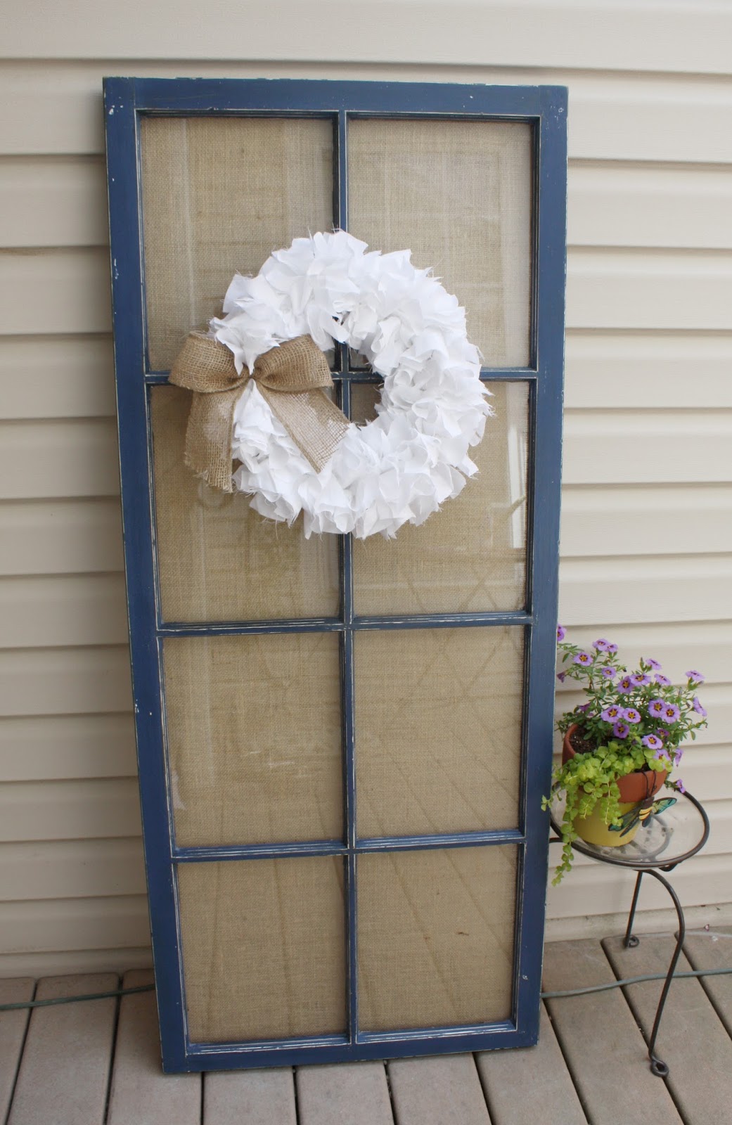 Door Frame Repurposed into Home Decor