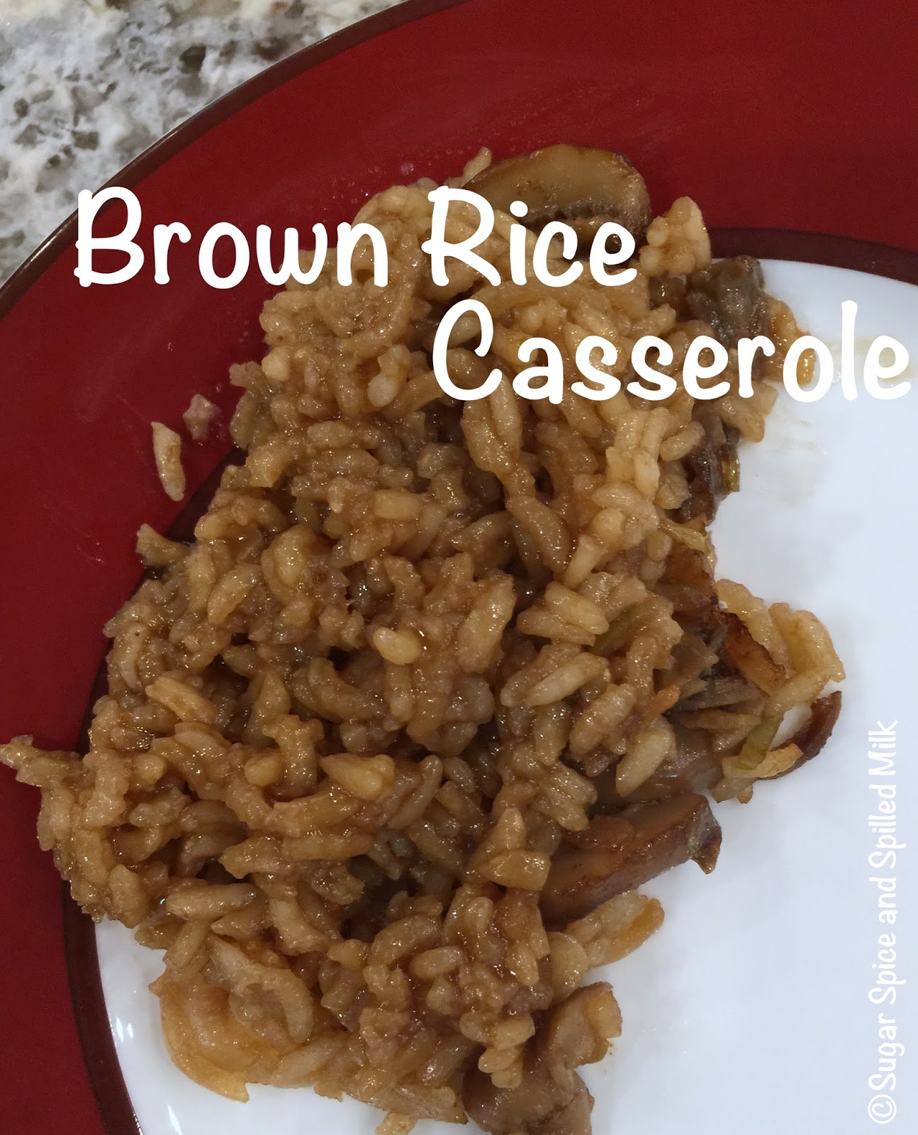 Brown Rice Casserole Anita Stafford, Writer