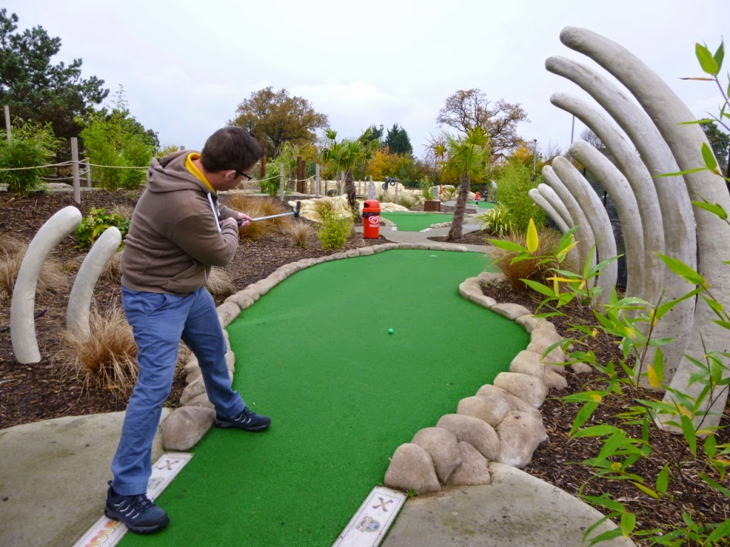 The Ham and Egger Files Adventure Golf at Horton Park Golf Club in Epsom