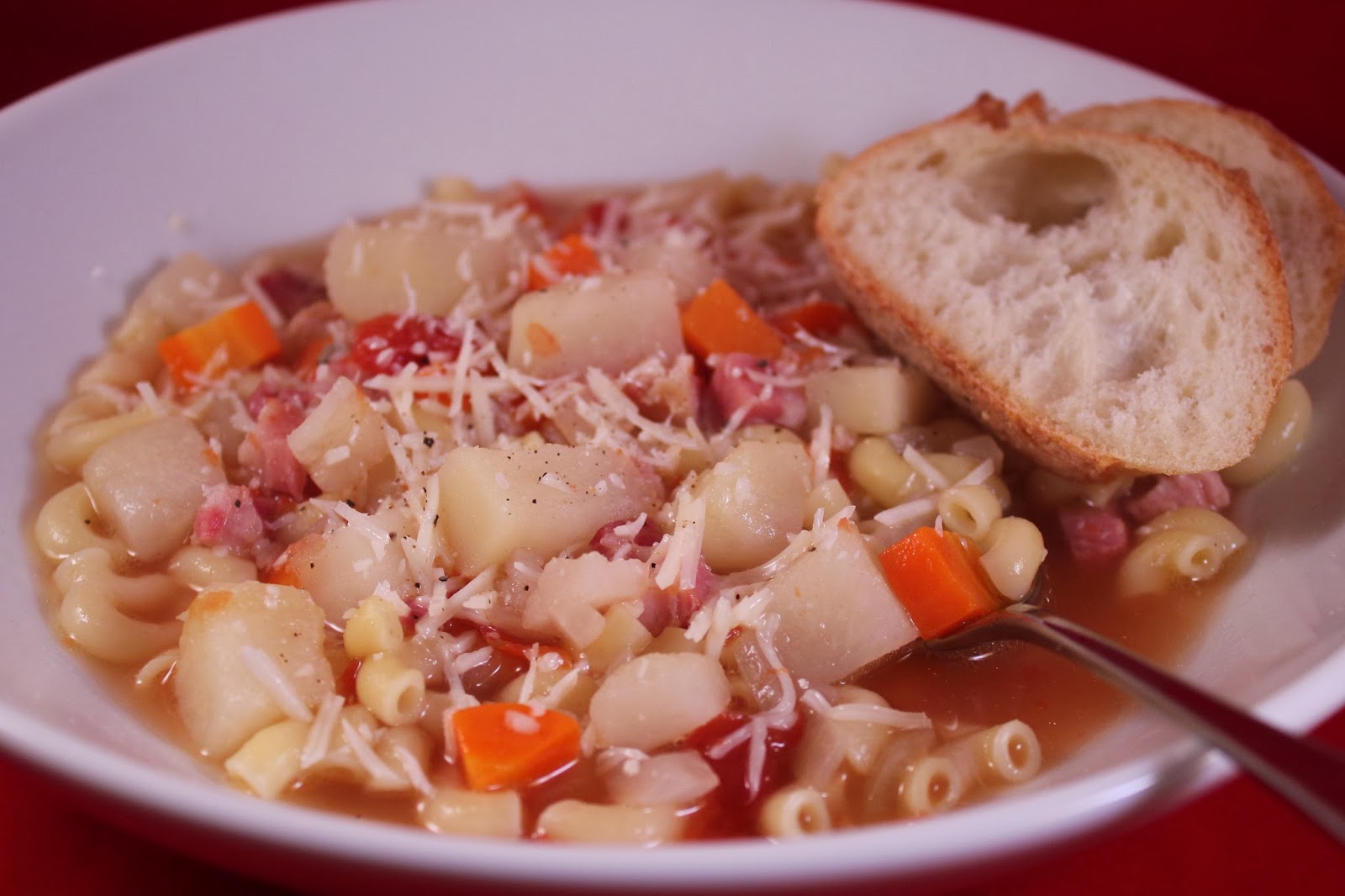 Delicious Dishings Soup Sundays Pasta And Pancetta Soup