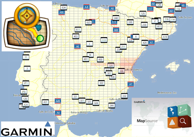 Garmin Topo Espana V5 Pro Unlocked Mapsource Maps