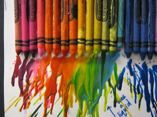 First Grade Circle: Science Experiment-Melting Crayons!