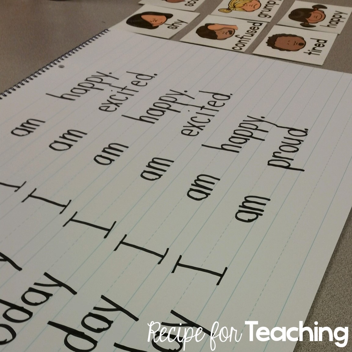 Mentor Sentences for Kindergarten - Recipe for Teaching