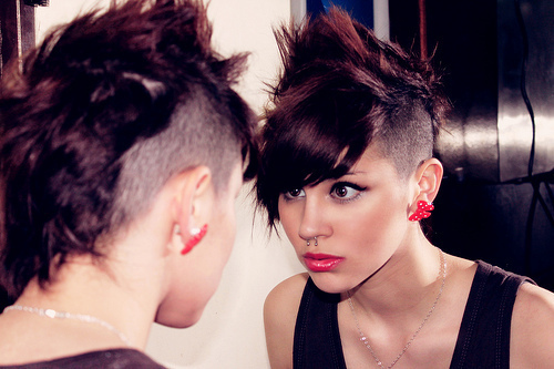 Half Shaved Hairstyle Women Half Shaved Hairstyle Women