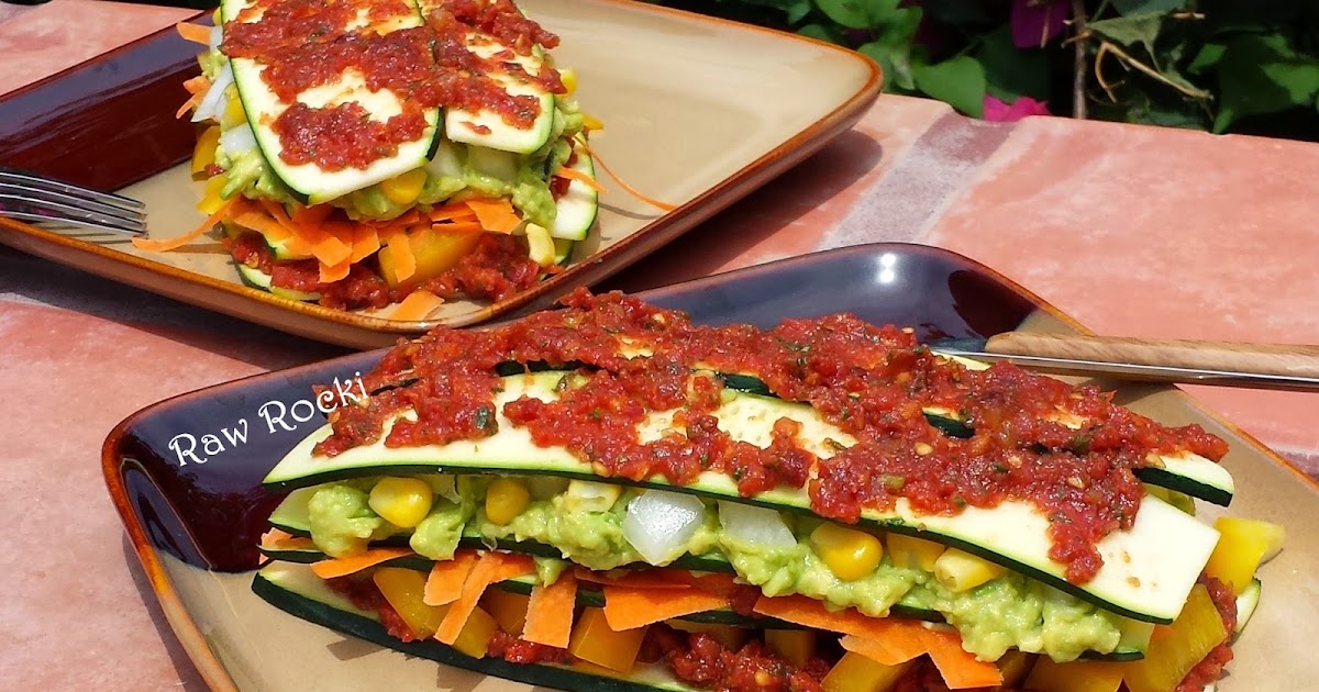 Raw Vegan Recipes by Rocki Raw Vegan Veggie Lasagna Stack