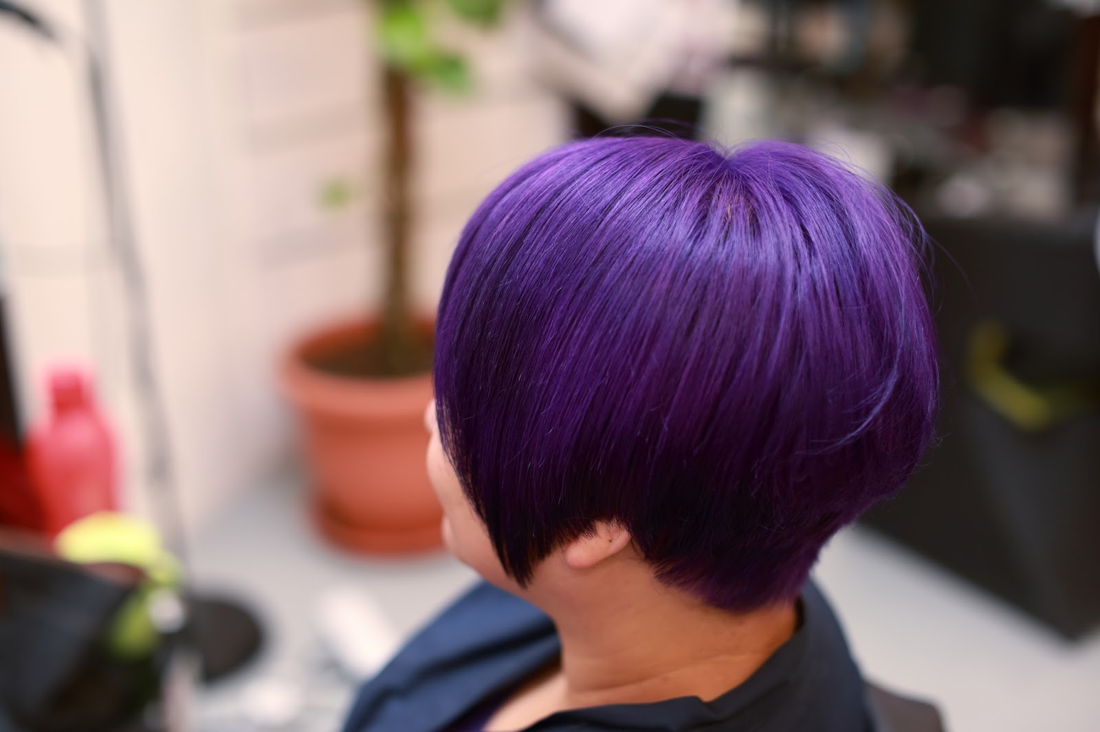 Welcome Bluish Light Purple Hair Manicure