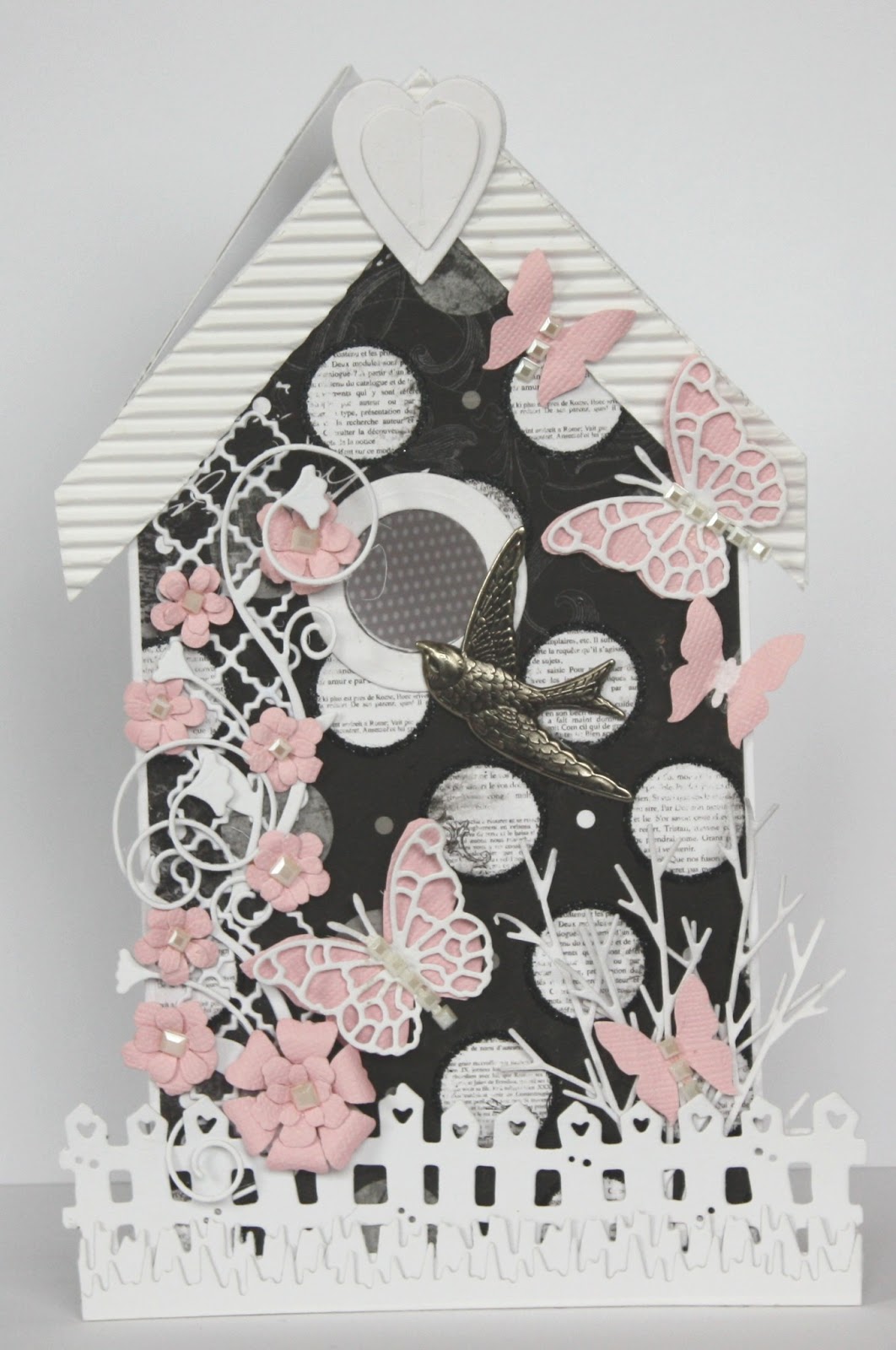 Heather's Haven Template for Bird House card
