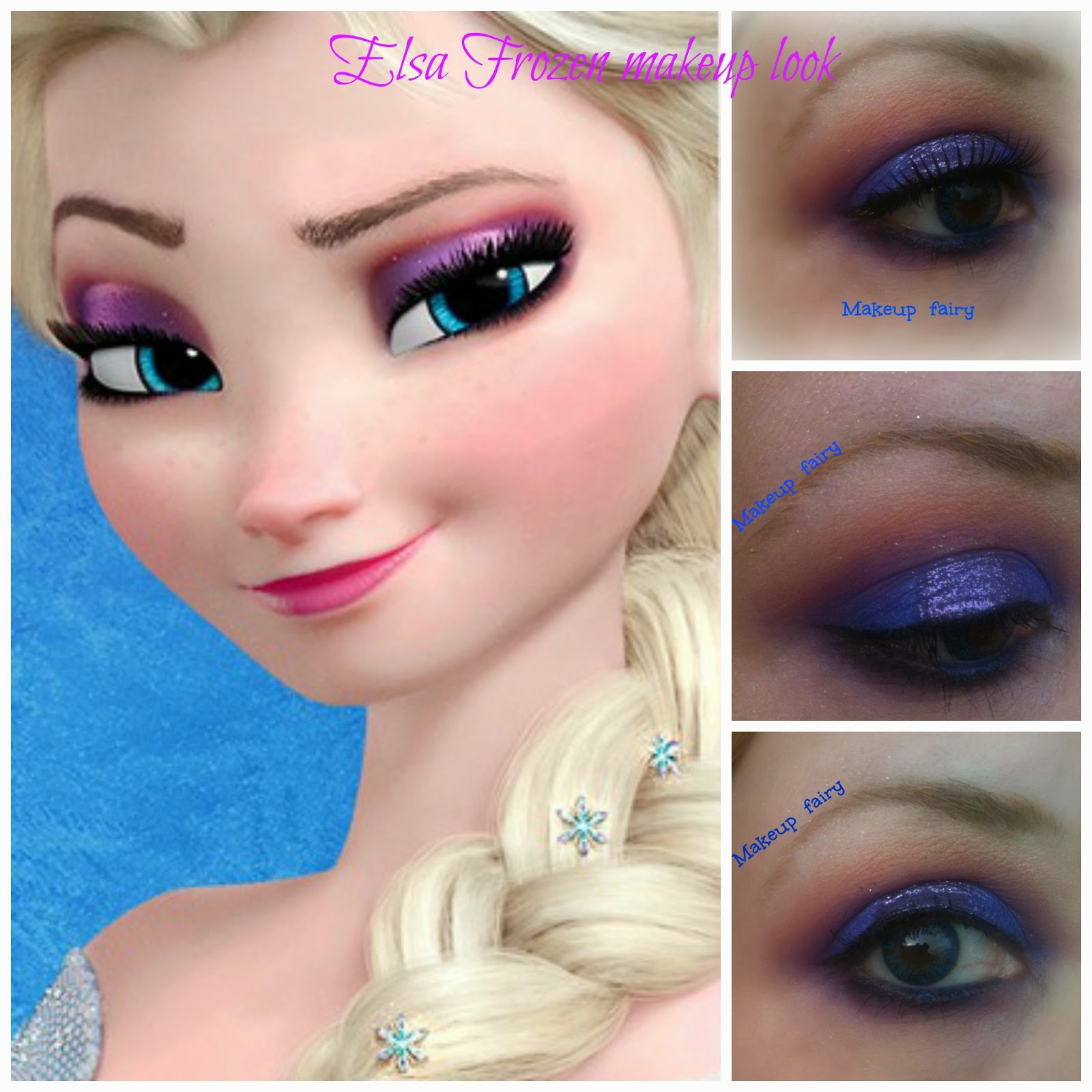 Tinklesmakeup: Elsa frozen inspired makeup look - disney princesses