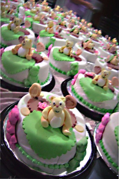 The teddy bear cake
