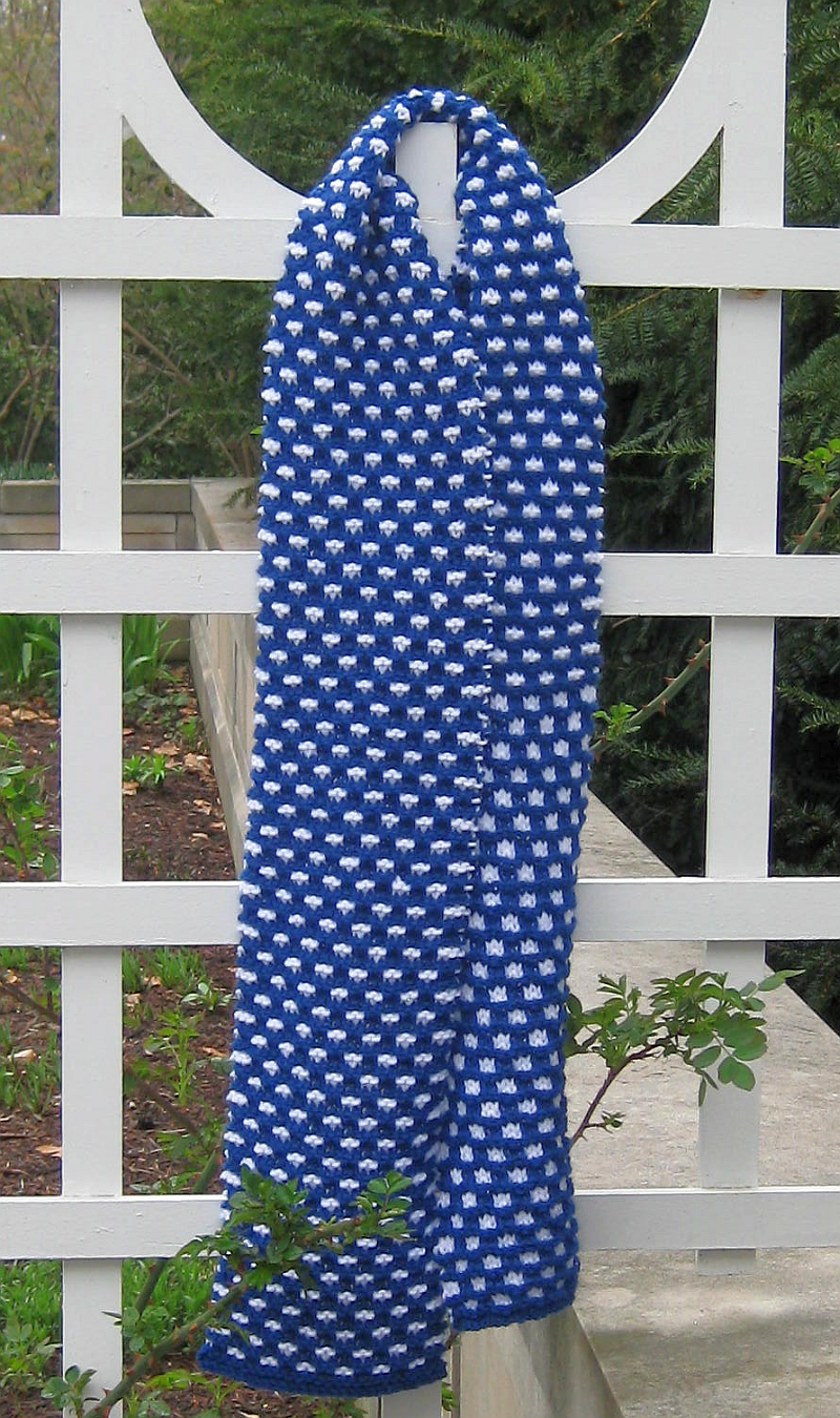 Verdigris Knits: New Super Scarves Pattern - Block and Tackle