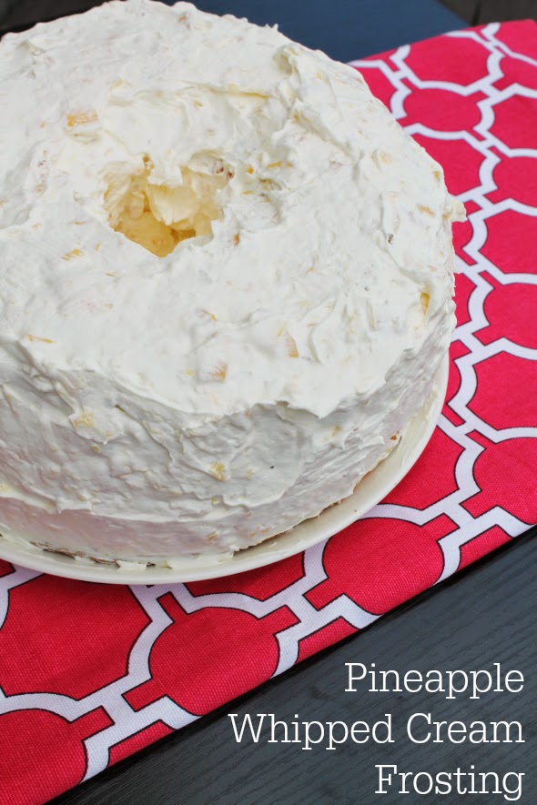 Whatcha Makin' Now? Pineapple Whipped Cream Frosting