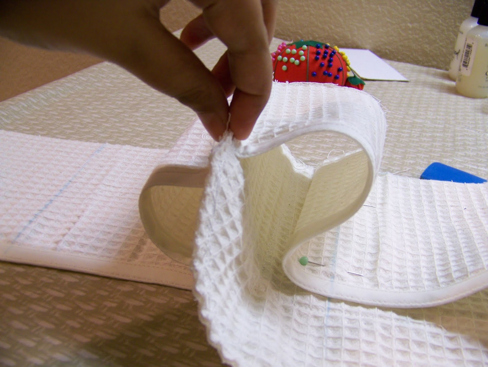 Lovely! And made with love... Shower Caddy for the Gym!