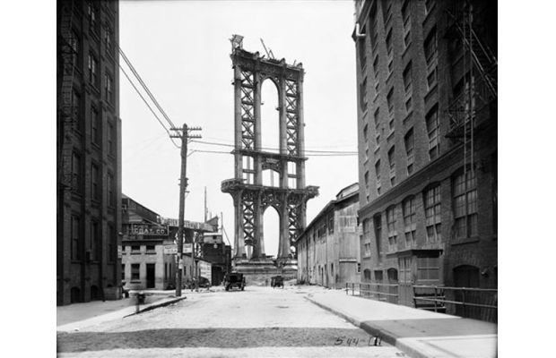Manhattan Bridge in Progress