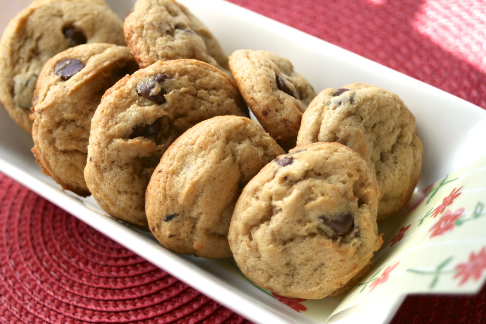 tune 'n fork Banana Chocolate Chip Cookies