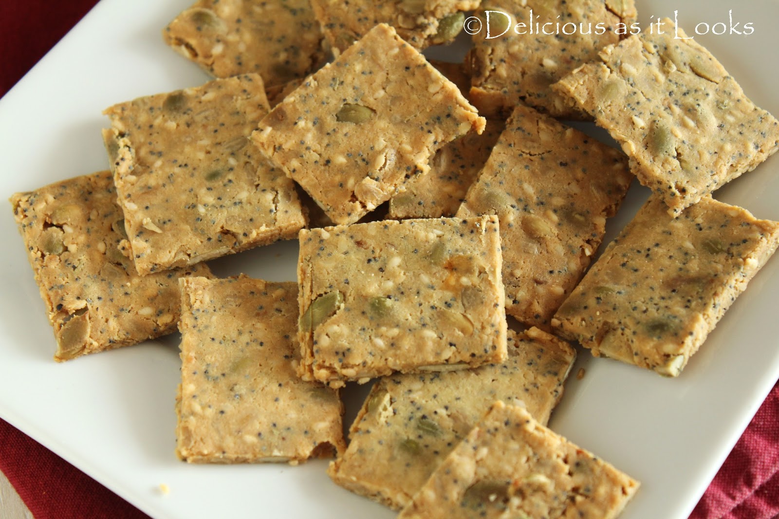 RosemaryAlmond MultiSeed Crackers Delicious as it Looks