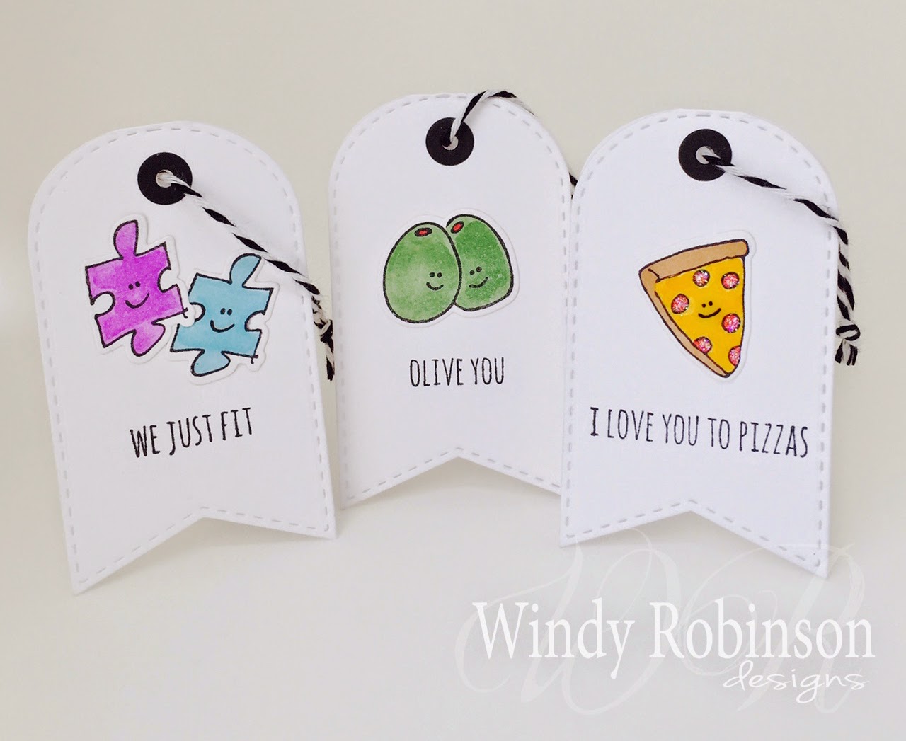 Windy Robinson: My Punny Valentine Tag Trio