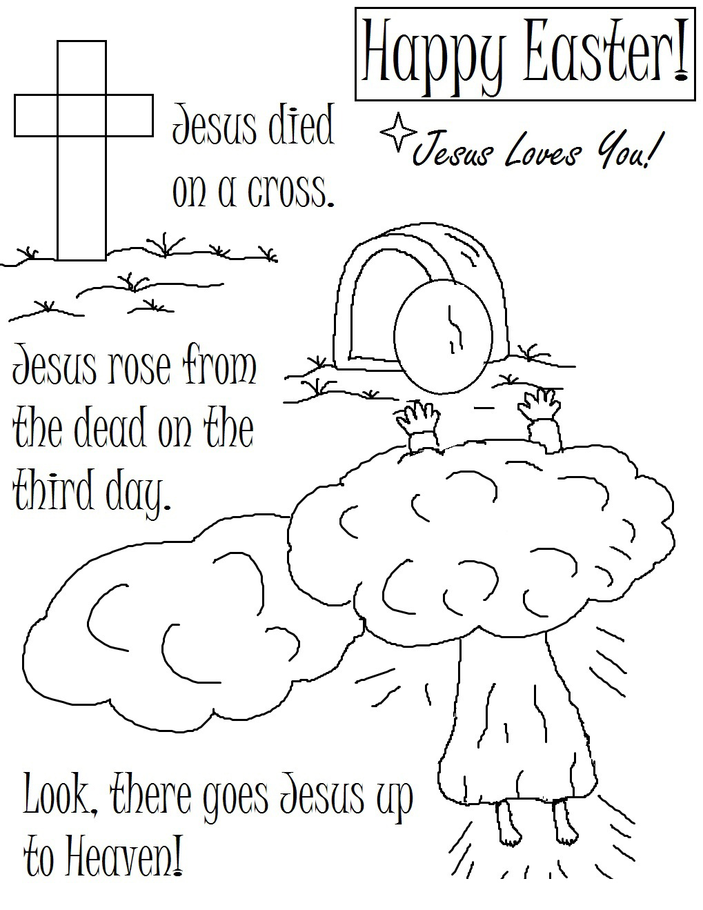 Holiday Coloring Pages Resurrection Coloring Pages