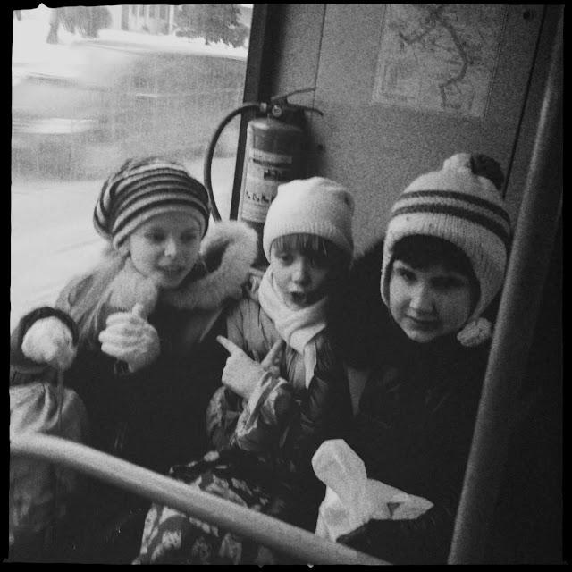 In the Minsk tram - winter 2012, Belarus capital