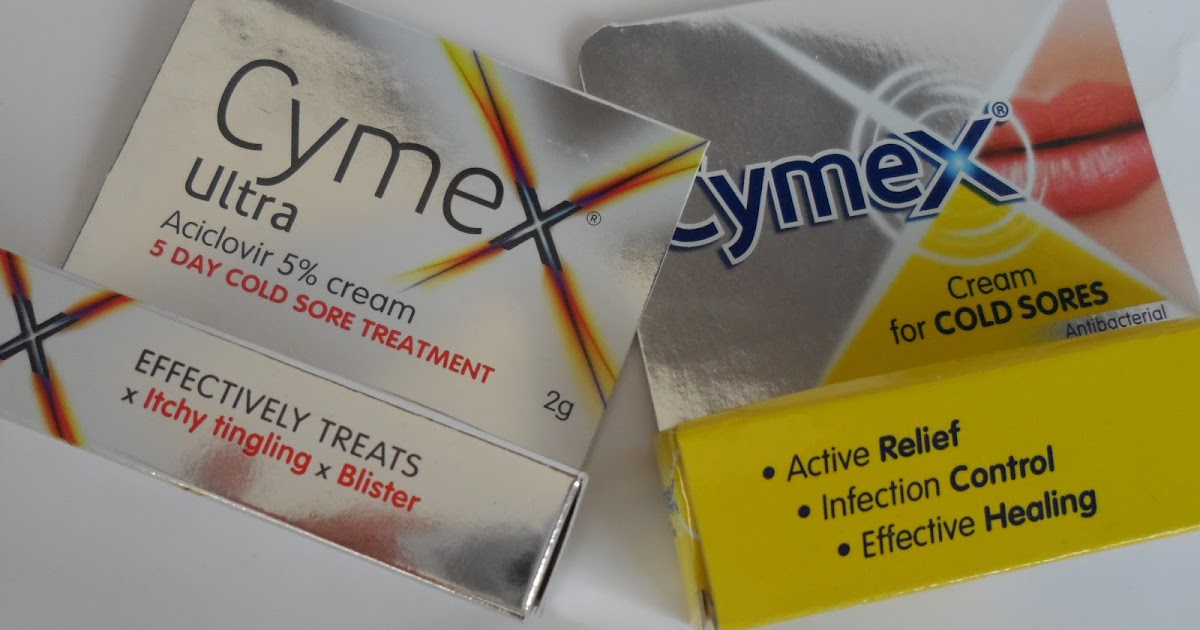 Battling winter cold sores with Cymex flutter and sparkle