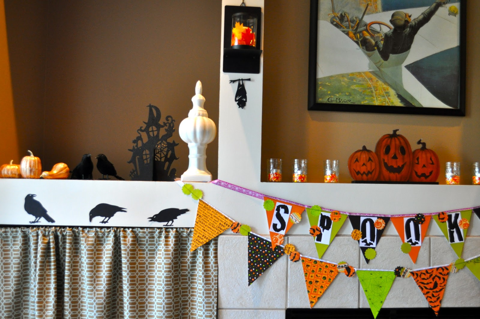 Pursewna Halloween Decorating Inspired by Pinterest