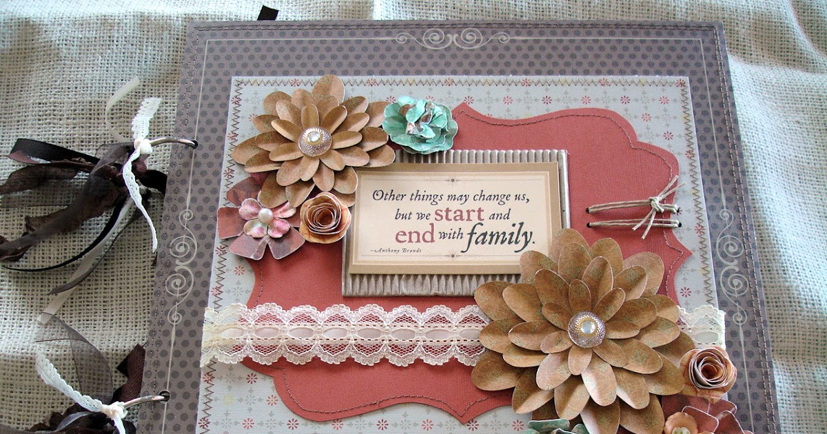 Scrapbooking by Phyllis Family Premade 12x12 Chipboard Scrapbook Album