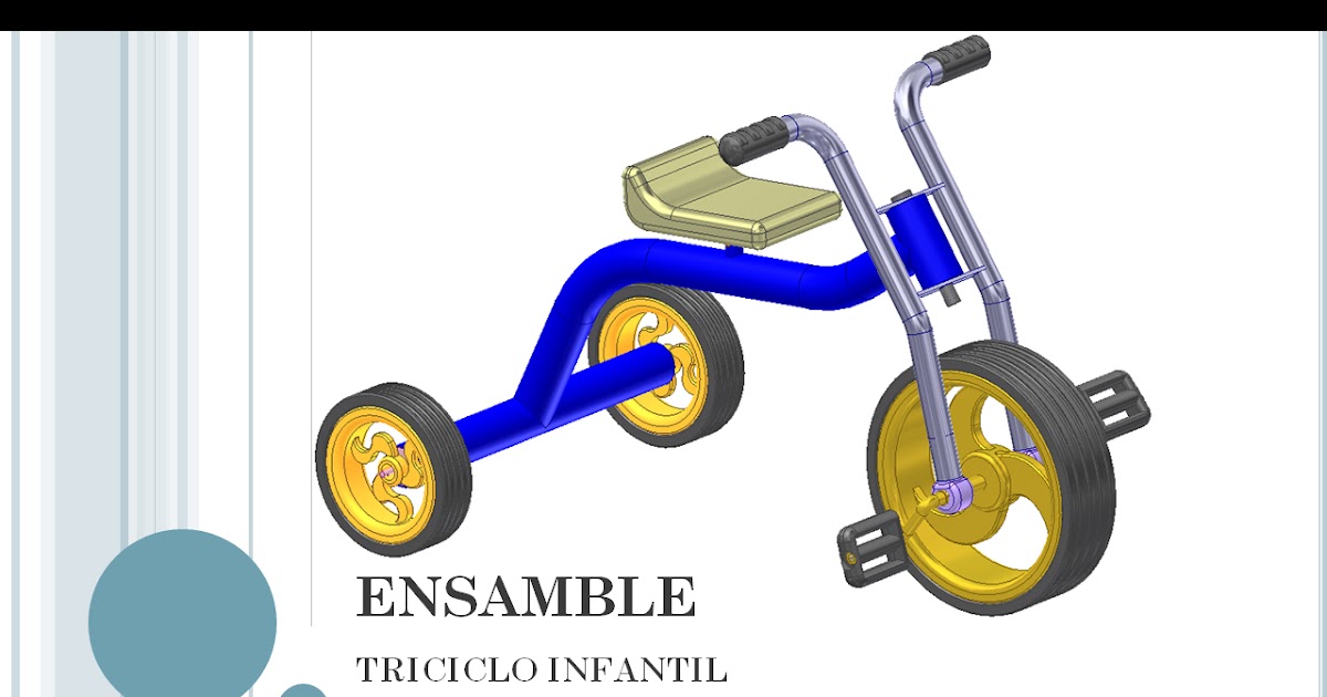 triciclo en solidworks