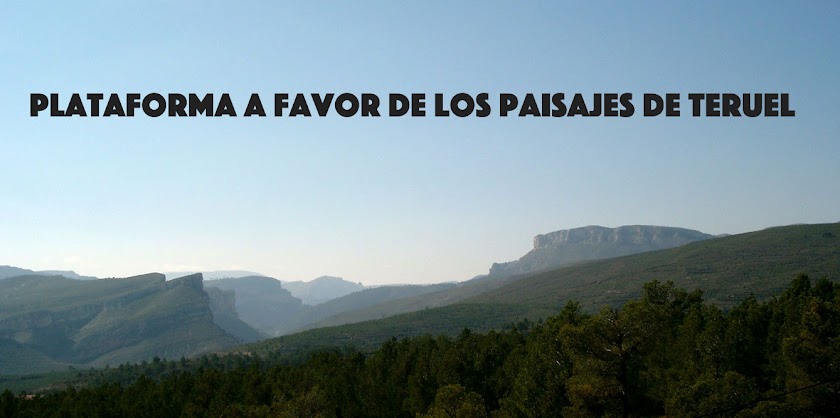 Plataforma a favor de los paisajes de Teruel