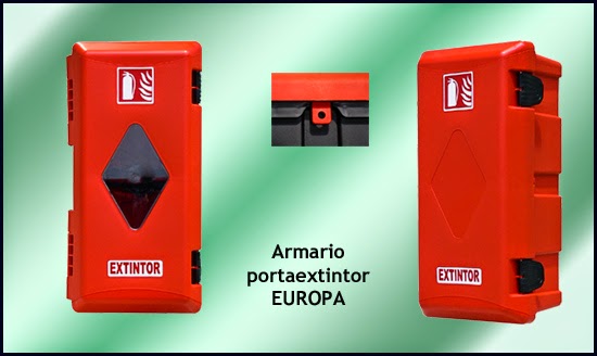 Armario extintor EUROPA, cabina portaextintor