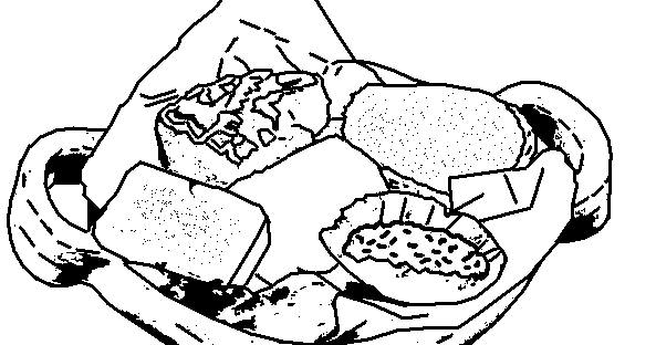 Pinto Dibujos: Pan de dulce para colorear