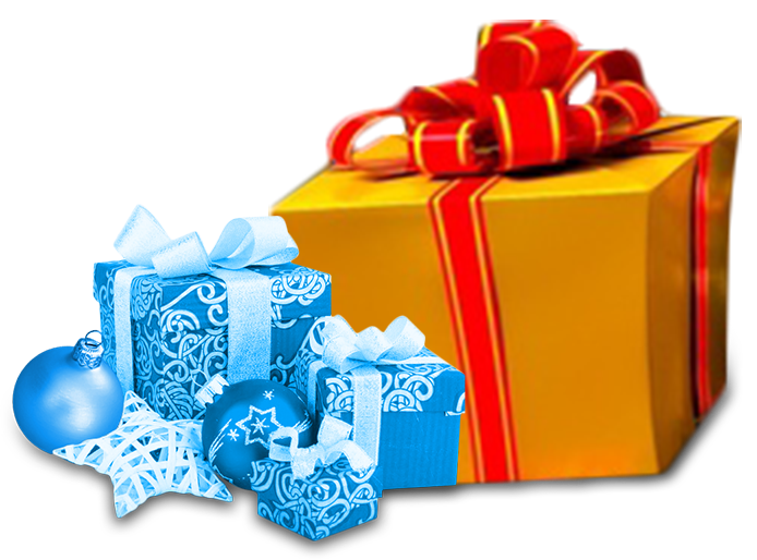 Adornos para navidad con fondo transparente para tus diseños - Imágenes