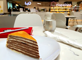 Paper Moon Cafe Glorietta Chocolate Mille Crepe