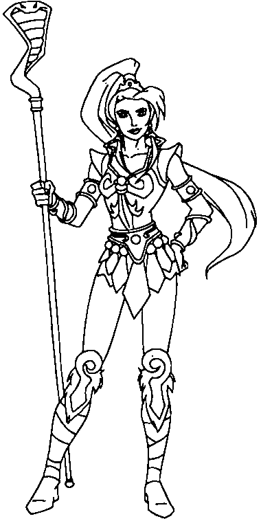 Coloring Pages Online She Ra Coloring Pages
