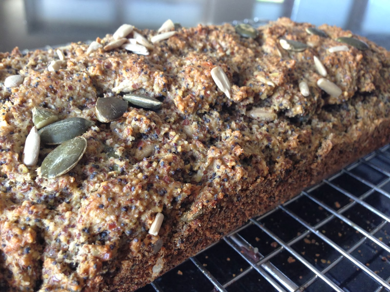 Grabbing life by the kettlebells... Seed & Nut Bread