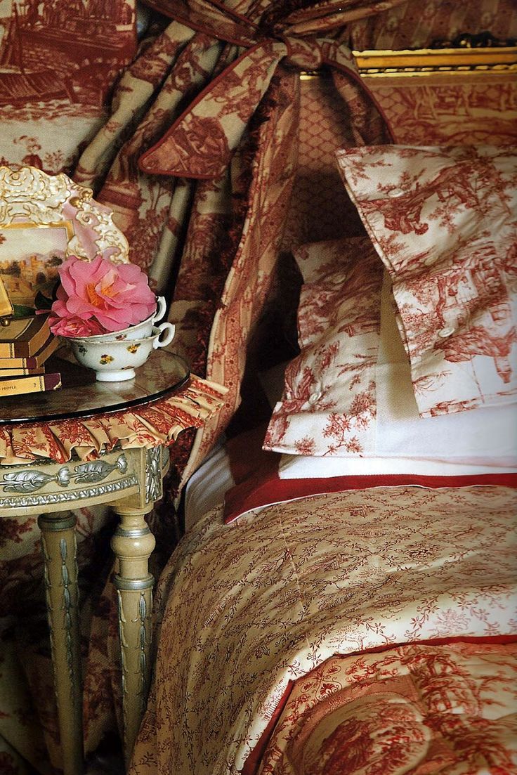 Eye For Design: Decorating With Red Toile
