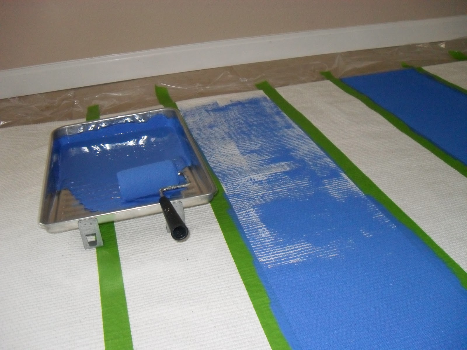 How to Paint a Rug Part 1