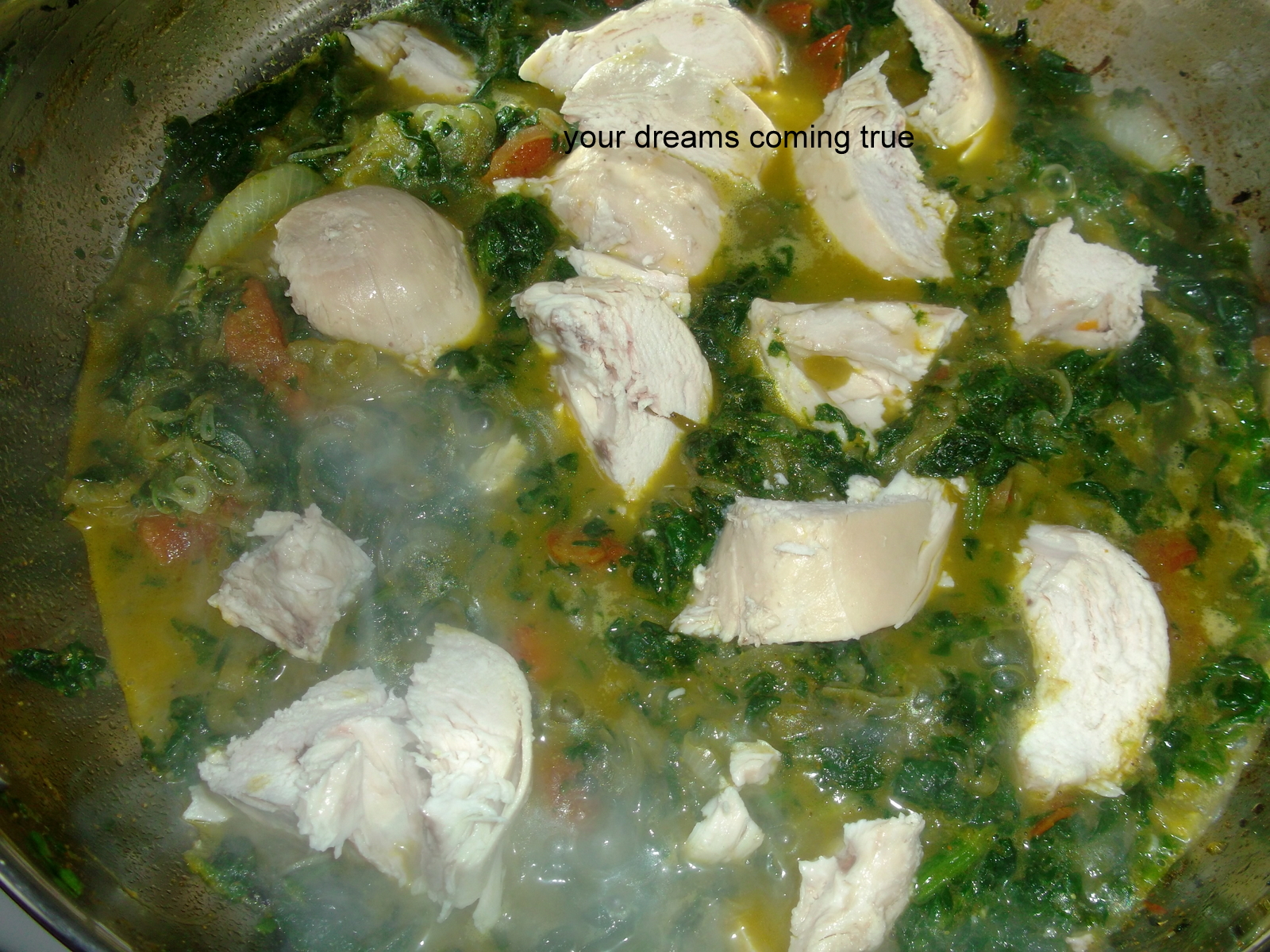 Madras Chicken Curry With Garam Masala, Spinach And Yogurt