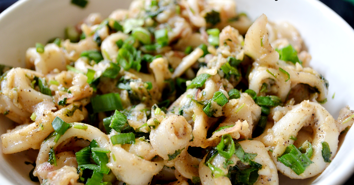 Lee’s Culinary Experiments Squid Butter Pepper Garlic Fry