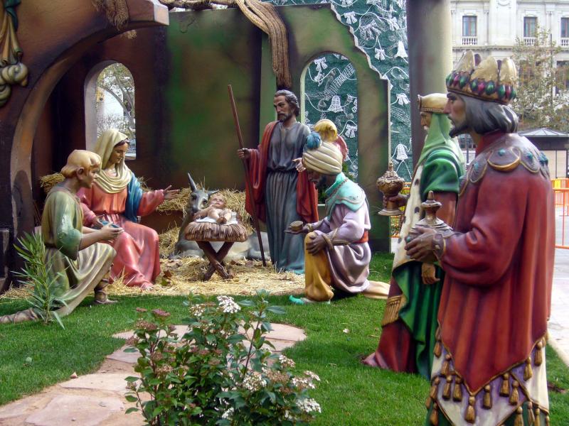Not Hemingway's Spain Local Vocab "El belén" The nativity scene as a Spanish Xmas tradition