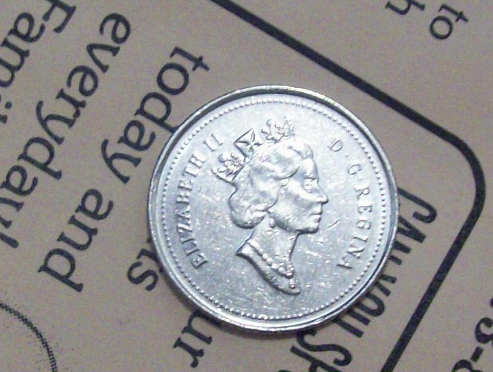 My Coin Box 1995 Canadian Dime!