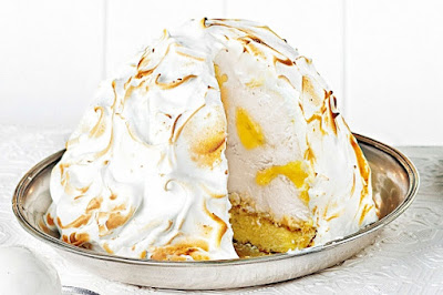 Frozen lemon cheesecake bombe alaska Recipe Frozen lemon cheesecake bombe alaska Recipe